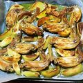 クック8DWAYH☆'s cooksnap of when they made 鶏手羽先オーブン焼きついでにじゃがいも.