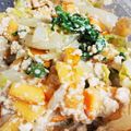 おにじろう's cooksnap of when they made 春菊＊白菜＊柿♡白和え.