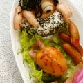 puniＫ's cooksnap of when they made ハロウィンに！心臓サラダでホラーめし！.