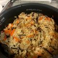 ぽんぽこ2486's cooksnap of when they made ひじきとシーチキンの炊き込みご飯.