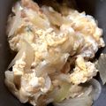 hanayukimama's cooksnap of when they made 新玉ねぎを使った＠山田うどん風かき揚げ丼.
