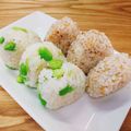 ゆき５'s cooksnap of when they made おむすび2種♡枝豆チーズペッパー＆梅鰹.