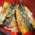 ちろり☆'s cooksnap of when they made さんまの蒲焼き丼♪.