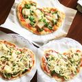 キョーマキ's cooksnap of when they made ホットケーキミックスde簡単♡ハートピザ.