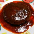 こげ岡's cooksnap of when they made 野菜ジュースを使って煮込みハンバーグ.