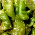pompomjam's cooksnap of when they made 万願寺唐辛子の味噌炒め.