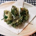 つぼみの's cooksnap of when they made ニラの花の天ぷら.