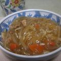 世界一の花's cooksnap of when they made ピンチの時に！豚ともやしのあん炒め♪.