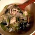 atsu1217's cooksnap of when they made 風邪に効く！生姜たっぷりスープ.