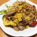 tomaton☆'s cooksnap of when they made 夏野菜の塩焼きそば♪♪プチトマト入り♪.