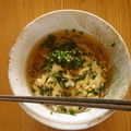 White☆Lily's cooksnap of when they made お酒の締めに！あったかニラ玉そば。.