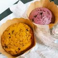 さみー♪♪'s cooksnap of when they made 秋色♪紫芋とかぼちゃのマーブルマフィン.