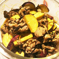 ぽこたんぽ's cooksnap of when they made レンジで簡単さつまいもと豚肉の塩昆布蒸し.
