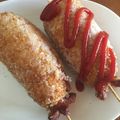 OMAOの至福's cooksnap of when they made ✪HMで簡単チーズハットグ✪.