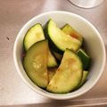クック2FYAKJ☆'s cooksnap of when they made 超簡単！！レンチンズッキーニの梅和え.