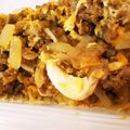 カラフルクレヨン's cooksnap of when they made 挽肉と玉ねぎの卵とじ.