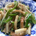 はらぺこしろうさぎ's cooksnap of when they made ピーマンとちくわのオイスターソース炒め.