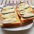 ハッピーみっけ♪'s cooksnap of when they made 簡単♫茄子の味噌マヨチーズトースト.