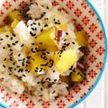 雛鳥と親鳥's cooksnap of when they made さつま芋の塩麹おこわ.