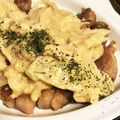しろしろクマ's cooksnap of when they made ポークソテー　きのこ豆乳ソース.