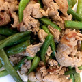 はに333's cooksnap of when they made 豚こま肉といんげん豆のスタミナ炒め★.