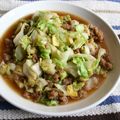 ★さや☆すん★'s cooksnap of when they made ✿残りキャベツで一品❀和風✿ひき肉炒め♡.