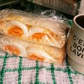 クックASCLT9☆'s cooksnap of when they made 半熟卵入り卵サンド.