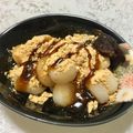 クック4P73QB☆'s cooksnap of when they made 簡単おやつ♪黒蜜きな粉白玉.