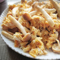 泪の雫's cooksnap of when they made しめじと玉子の中華風炒め.