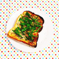 カレンガール's cooksnap of when they made 大葉とゆかりのマヨトースト.