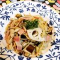 カバゴン's cooksnap of when they made れんこんとシメジの柚子胡椒パスタ.