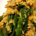 はに333's cooksnap of when they made 簡単いんげんの卵とじ！お弁当にも！.