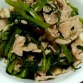 mmiom's cooksnap of when they made *空芯菜と豚バラ肉の生姜醤油炒め*.
