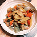 ゆうしん母's cooksnap of when they made 鶏とごぼうと蒟蒻の炒め煮.