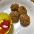 わかぼーぅ's cooksnap of when they made 煮おからをリメイク＊まん丸コロッケ♡.