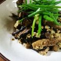 にゃ★にゃ's cooksnap of when they made 干し茄子と油揚げの卵とじ.