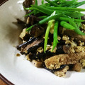 にゃ★にゃ's cooksnap of when they made 干し茄子と油揚げの卵とじ.