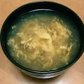 りんごのほっぺ♡'s cooksnap of when they made もずく酢と卵だけdeお手軽♡温スープ.