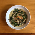 masa0508's cooksnap of when they made 鮭のきのこほうれん草クリーム煮.