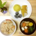 Y✿えくぼ飯's cooksnap of when they made 簡単かわいい梨飾り切り親子黄金うさぎ.