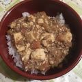 ☆haru_mi☆'s cooksnap of when they made なるとdeマーボー豆腐（丼）.