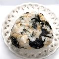 まこさんど's cooksnap of when they made 明太子＆揚げ玉＆韓国のりのおにぎり.