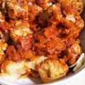 あさここなっつ's cooksnap of when they made 冷凍肉だんごの、チーズ、トマト煮込み！.