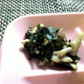 堕天使M's cooksnap of when they made しめじとわかめのコク旨おひたし♪.