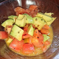 クックVOY1Q3☆'s cooksnap of when they made 簡単アボカドとトマトのワサビ醤油和え.