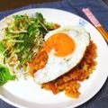 ＊ゆうこぽよよ＊'s cooksnap of when they made エバラ『プチッと鍋』で簡単にキムチ炒飯☆.