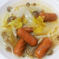 ＡＲＩＡ☆'s cooksnap of when they made 土鍋で簡単！白菜としめじのごまうどん鍋.