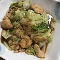 ケツィア's cooksnap of when they made 鶏胸肉とキャベツのオイスターソース炒め.