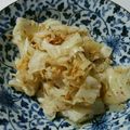 ryin☆'s cooksnap of when they made 【レンジで簡単】キャベツとじゃこの和え物.