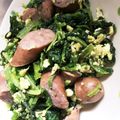 すなめり☆'s cooksnap of when they made ほうれん草とウィンナーの卵炒め♪.